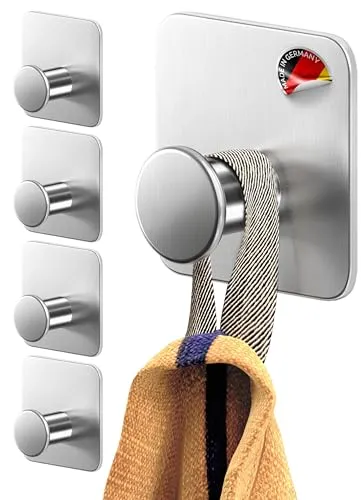 4smile Handtuchhalter ohne Bohren in silber von 4smile