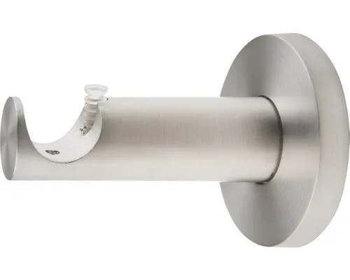 Produktbild Wandträger 1-läufig für Rivoli edelstahl-optik Ø 20 mm 6,5 cm lang