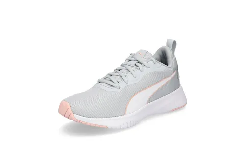 PUMA Damen Sneaker Flyer Flex Platin Grau - Sportlicher PUMA Damen Sneaker Flyer Flex in Platin Grau mit flexibler Laufsohle. Ideal für aktive Freizeitlooks oder lange Läufe, bietet er optimalen Tragekomfort durch gepolsterten Schaftrand und SoftFoam® Innensohle.