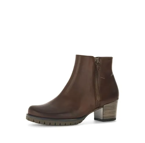 Gabor Comfort Athen Stiefelette Braun - Hoher Tragekomfort in Gr. 40 - Trendige Stiefelette mit flexiblem Laufsohle und rutschhemmendem Design. Ideal für lose Einlagen dank Wechselfußbett. Perfekt für den täglichen Einsatz und stilvolle Outfits.