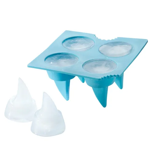 Lustige Eiswürfelform Silikon - Party Eiswürfel Form Gehirn Pistole Vampir Hai