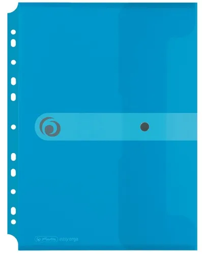 Herlitz Dokumententasche easy orga to go DIN A5 transparent blau
