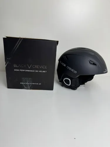 BLACK CREVICE Kitzbühel Skihelm Matt Schwarz M Herren & Damen