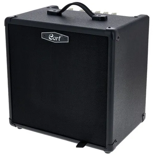 Cort CM40B Bassverstärker - Leistungsstarker 40 Watt Bassverstärker mit 10 Zoll Lautsprecher, 4-Band-EQ und vielseitigen Klangoptionen für kreative Bassisten.