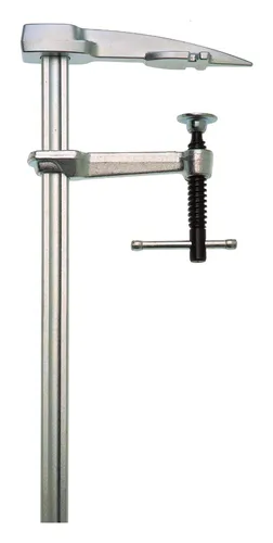 BESSEY Sparrenzwinge SPZ60K - Spannweite 600 mm, Spannkraft bis 12.000 N, ideal für Dach- und Holzkonstruktionen, schwenkbar bis 35°