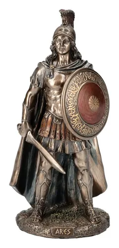 Figuren Shop GmbH Dekofigur Ares - Mythologische Kriegerfigur - Edle Ares Figur aus der Veronese Kollektion – Ein Blickfang für Sammler und Liebhaber antiker Mythologie Dekofiguren.