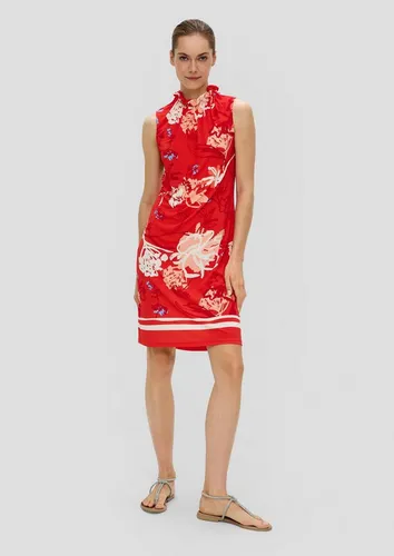 s.Oliver Minikleid Jerseykleid mit Faltenausschnitt in Rot XS (34) - Elegantes ärmelloses Jerseykleid mit Faltenausschnitt für einen stilvollen Look. Ideal für besondere Anlässe und den Alltag, mit angenehmem Tragekomfort durch hochwertige Materialien.