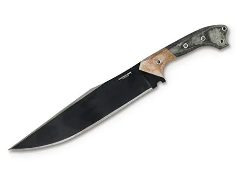 Condor ATROX KNIFE Outdoormesser - Robustes Outdoormesser aus 1075 Stahl mit Micartagriff und Kydexscheide, ideal für Abenteuer und Survival-Einsätze.