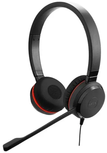 Jabra Evolve 30 II - USB-A/USB-C schnurgebundenes Dual Headset - Kopfhörer mit geräuschunterdrückendem Mikrofon für klare Kommunikation, ideal für hybride Arbeitsmodelle und nahtlose Integration in UC-Plattformen.