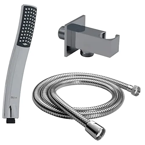 Duschbrause Handbrause Dusche Schlauch 150 cm mit Wandanschluss + Brausehalter