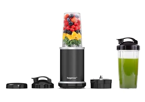 HAGENUK Mixer 1000W mit BPA-freiem 700 ml Mixbehälter