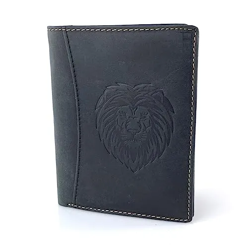L&B Geldbörse Büffelleder Portemonnaie mit RFID-Schutz 2395-Lion - Elegante Geldbörse aus hochwertigem Büffelleder mit integriertem RFID-Schutz, 11 Kartenfächern und Münzfach – perfekt für Stilbewusste.