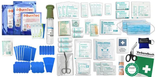 WM-Teamsport Erste-Hilfe-Set SET GASTRO DIN/EN 13157 PLUS 3 mit Beatmungshilfe + Sprühpflaster