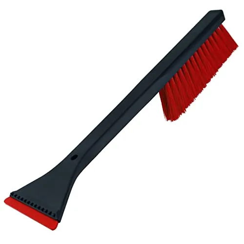 L&P A060 Eiskratzer Murska Eisschaber 365mm Dreieck 85mm Schaber Schneebesen HIPS Schneebürste lang Schneefeger Schnee Bürste Besen Feger Original Finnland TOP Qualität (Farbe zufällig)