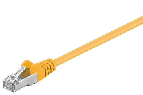 Goobay 68066 CAT 5e Patchkabel, SF/UTP, gelb, 2 m
