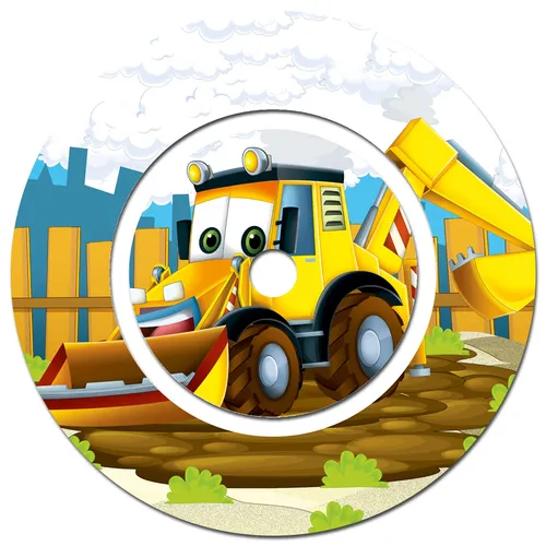 Toniebox Ladestation Folie Bagger Aufkleber Kinder Schutz Junge Mädchen Y046