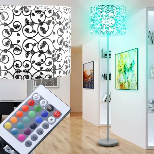 Elegante Stehleuchte mit Farbwechsel und Fernbedienung von ETC Shop