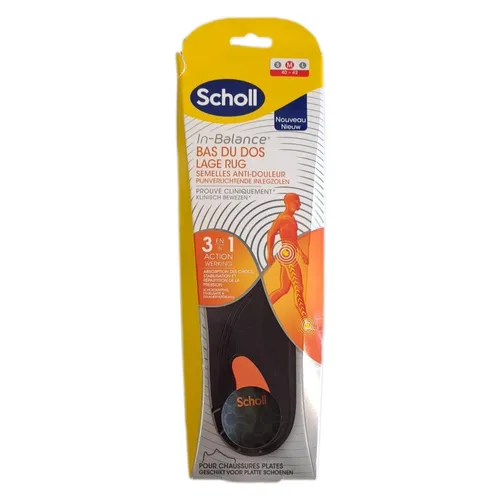 Scholl Orthopädische Einlegesohle für unteren Rücken, , 1 Paar