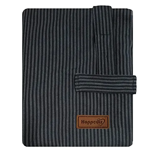 Hoppediz Wickelmax - Wickelunterlage für unterwegs, Mailand - Wickelauflagen; kompakte und tragbare Wickelunterlage für Reisen mit Ihrem Baby, mit weicher Liegefläche und mehreren Fächern für eine übersichtliche Aufbewahrung.