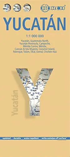 Yukatan: 1:1 000 000 (Borch Maps)