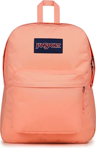 JanSport SUPERBREAK ONE Großer Rucksack, Peach Bum (Schwarz) - Tagesrucksäcke mit geräumigem Hauptfach aus 100% recyceltem Polyester für Langlebigkeit und Komfort dank verstellbarer, gepolsterter Schultergurte.