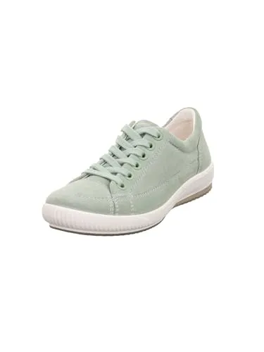 Legero Damen Tanaro Sneaker, Mint (GRÜN) 7200, 37.5 EU - Damen-Sneaker aus anschmiegsamem Veloursleder mit atmungsaktivem Textilfutter für optimalen Komfort und Fußklima. Die Komfortweite 'G' sorgt für ein bequemes Tragegefühl.