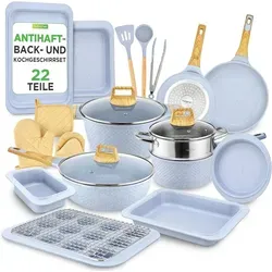 NutriChef Set mit 22 Küchen- und Backutensilien von Nutrichef