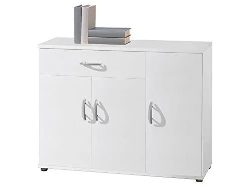 möbelando Kommode Lissy III – Elegantes Sideboard mit 3 Türen
