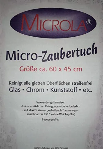 Fa.ars Micro Zaubertuch Microla – 3er Set Microfaser Reinigungstücher