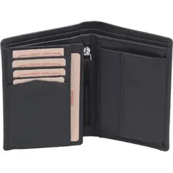 OTARIO Herrenbörse aus Leder – stilvolle Geldbörse in Schwarz