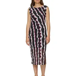 s.Oliver Sommerkleid mit All-Over Print schwarz S (36) - Kleider für elegante Anlässe, atmungsaktives und elastisches Material sorgt für hohen Tragekomfort und einen perfekten Sitz.