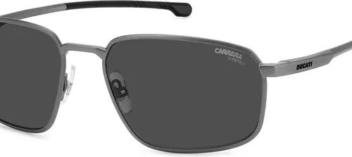 Carrera Ducati CARDUC 052/S Herren Sonnenbrille - Stylische Carrera Ducati CARDUC 052/S Sonnenbrille in Matte Dark Ruthenium/Grey. Ideal für modebewusste Männer, bietet sie optimalen UV-Schutz und einen komfortablen Sitz.