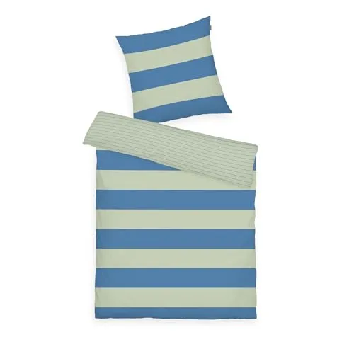 Tom Tailor Renforcé-Bettwäsche Bold Stripes in blau von Herding