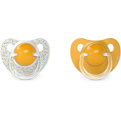 Suavinex Dreams Anatomical 6-18 m Schnuller Yellow 2 St. in gelb von Suavinex