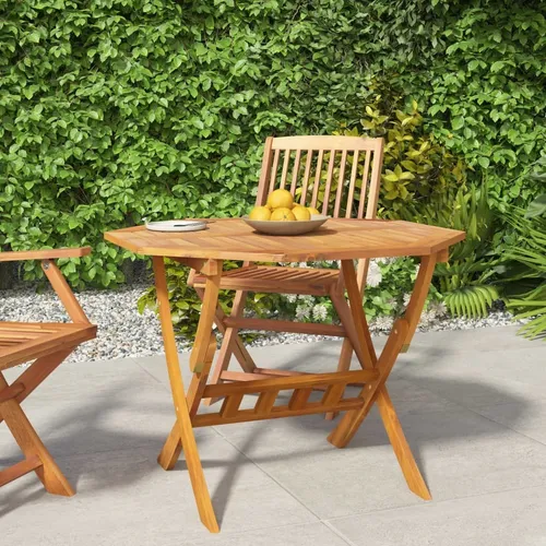 Maison Exclusive Klappbarer Gartentisch 90x75 cm aus Akazienholz