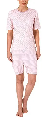 Normann Care Damen Pflegeoverall 1/2 Arm mit Reißverschluss in pink von Normann