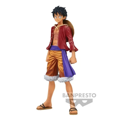 Banpresto Monkey D. Luffy Actionfigur - One Piece DXF The Grandline Series, 16 cm, handgefertigte PVC-Figur in umweltfreundlicher Verpackung
