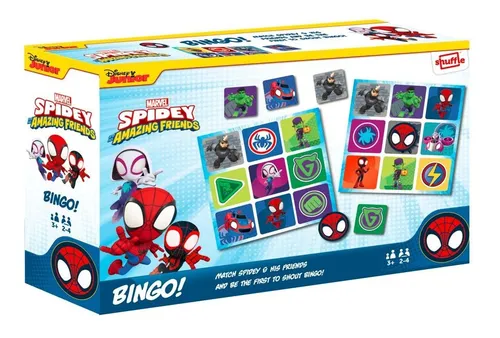 Spidey EU 2023 Bingo Game Cartamundi 5411068870309