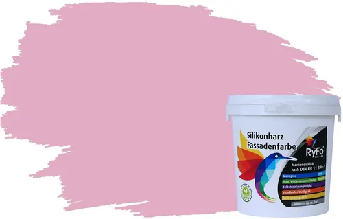RyFo Colors Silikonharz Fassadenfarbe in Violetttönen - Hochwertige Silikonharz Fassadenfarbe in trendigen Violetttönen für langlebige, wetterbeständige Oberflächen. Der innovative Lotuseffekt schützt vor Schmutz und sorgt für eine einfache Pflege.