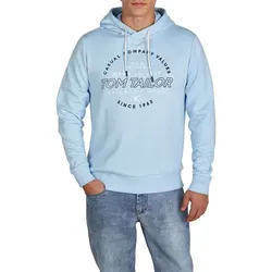 TOM TAILOR Printed Hoodie Herren - Regular Fit Kapuzenpullover für Herren, ideal für Herbst und Winter. Hält warm und bietet hohen Tragekomfort dank 60% Baumwolle. Erhältlich in verschiedenen Größen und Farben.