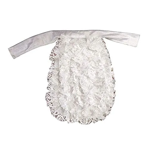 W WIDMANN MILANO Party Fashion 3281J - Jabot aus Satin, weiß, Accessoire, 17. & 18. Jahrhundert, Motto-Party, Karneval