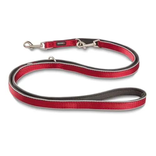 Wolters Führleine Active Pro Comfort, Größe:200 cm x 20 mm, Farbe:rot/anthrazit