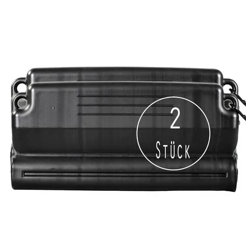 Pool Eisdruckpolster Eis 2 Stück schwarz mit Haken Öse Winter Schwimmbad Polster