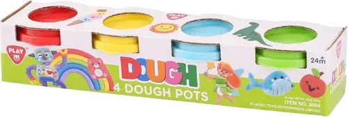 Playgo Tonset 4 Farben – 4x56 Gramm