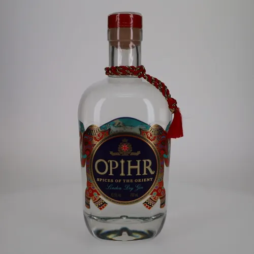 Opihr Spices of the Orient London Dry Gin 42,5% - Premium Gin aus Großbritannien mit 42,5% Alkohol, verfeinert mit exotischen Gewürzen für ein einzigartiges Geschmackserlebnis.