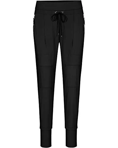Raffaello Rossi Damen Jogginghose CANDY 7/8, schwarz - Sportliche 7/8 Schlupfhose aus elastischem Sweatware für optimalen Komfort und Bewegungsfreiheit, ideal für Freizeit und Sport.