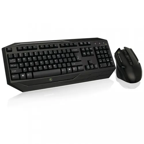 IOGEAR GKM602R Kabliber Wireless Gaming Keyboard & Mouse, US Layout (QWERTY) NEU