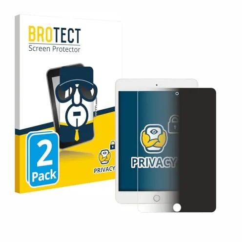 BROTECT 2 Stück Anti-Spy Blickschutzfolie für Apple iPad Mini 5 2019 (5. Gen.) Privacy Screen Protector [Displayschutz, Sichtschutz]