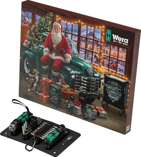 Wera 05136614001 Adventskalender 2026, 24-teilig von Wera