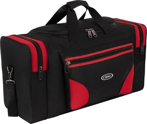 EAAKIE Sporttasche 60L in Rot - Vielseitige Reisetasche - Sonstige Sporttaschen mit 60 Litern Volumen, ideal für Freizeit, Schule und Reisen. Hochwertiges, wasserabweisendes Material sorgt für maximalen Tragekomfort und Langlebigkeit.